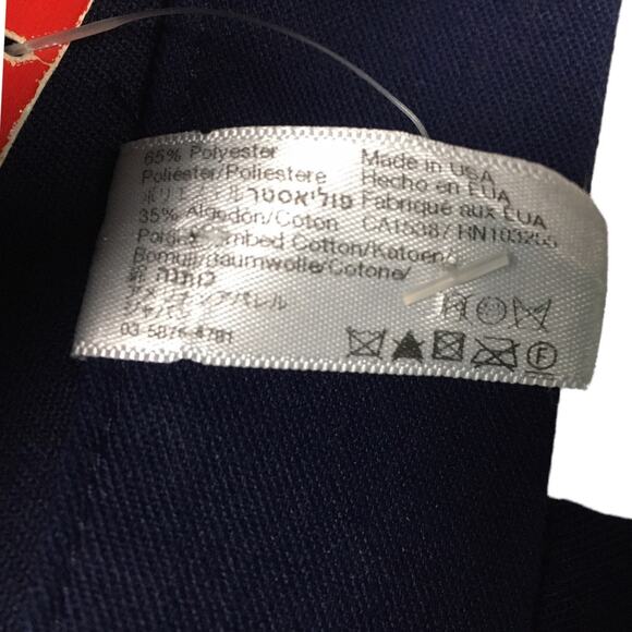 American Apparel Pants Twill High-Rise‎ Welt Pocket Women's 25 Navy Blue NWT - Picture 10 of 11